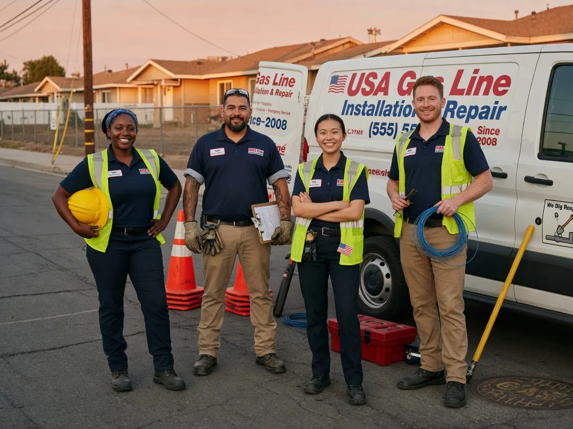 Gas Line Installation company in Lucas, IA